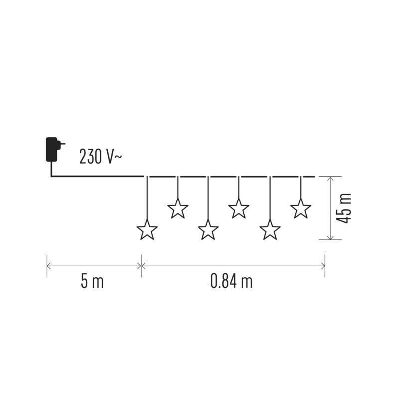 Led 8 Elektrikuunlad 0 84m Ristart Ee