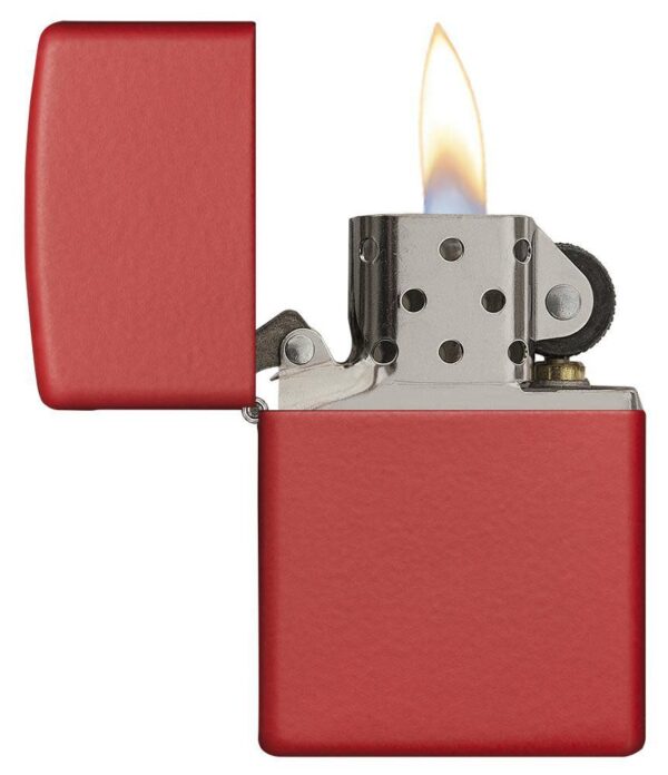 233 Zippo tulemasin Reg Red Matte — изображение 2