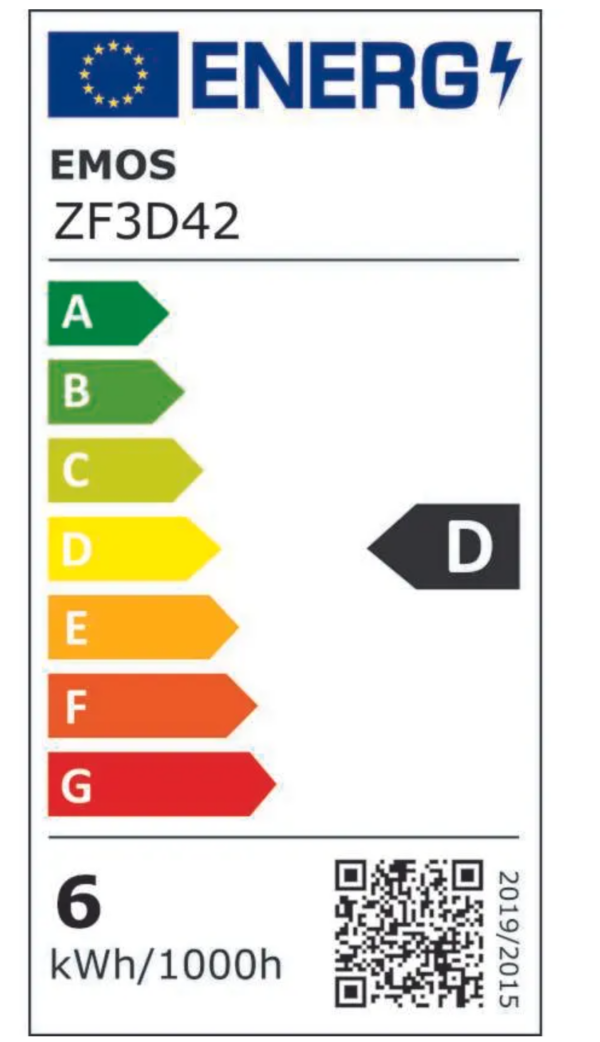 LED pirn 5,9W (60W) E14 Filament WW Kuunal EMOS - Image 3