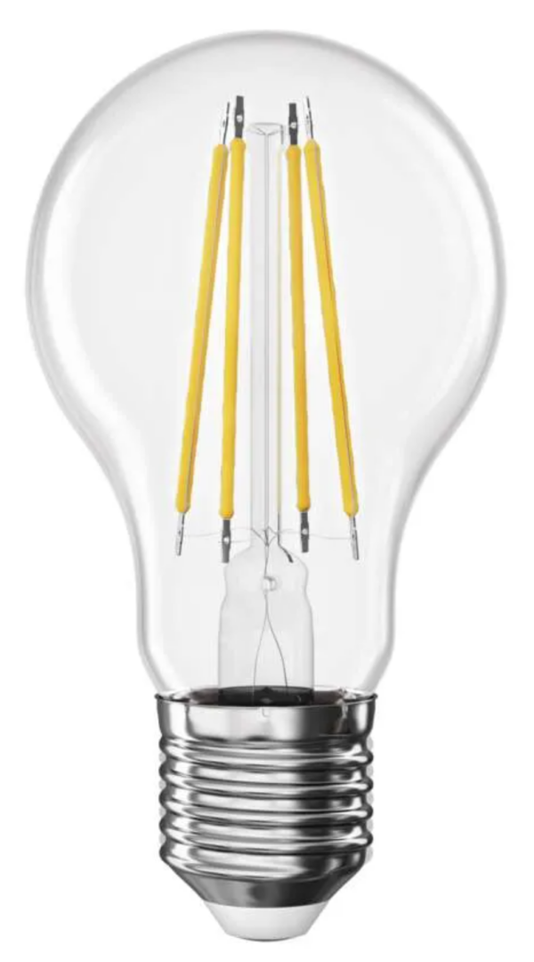 LED pirn 7,8W (75W) E27 Filament A60 WW EMOS - Image 4